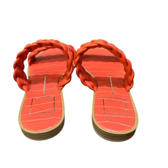 Dolce Vita Indy Slide Sandals - Size 6.5 - Color: Persimmon Stella - Picture 4 of 7